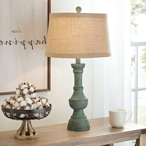 Antique Farmhouse Lamps Teal