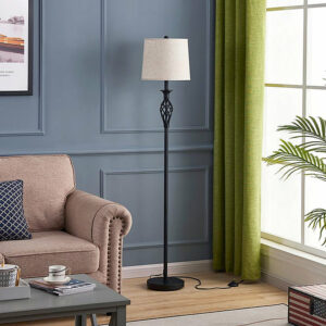 Country Farmhouse Floor Lamps Tall Black