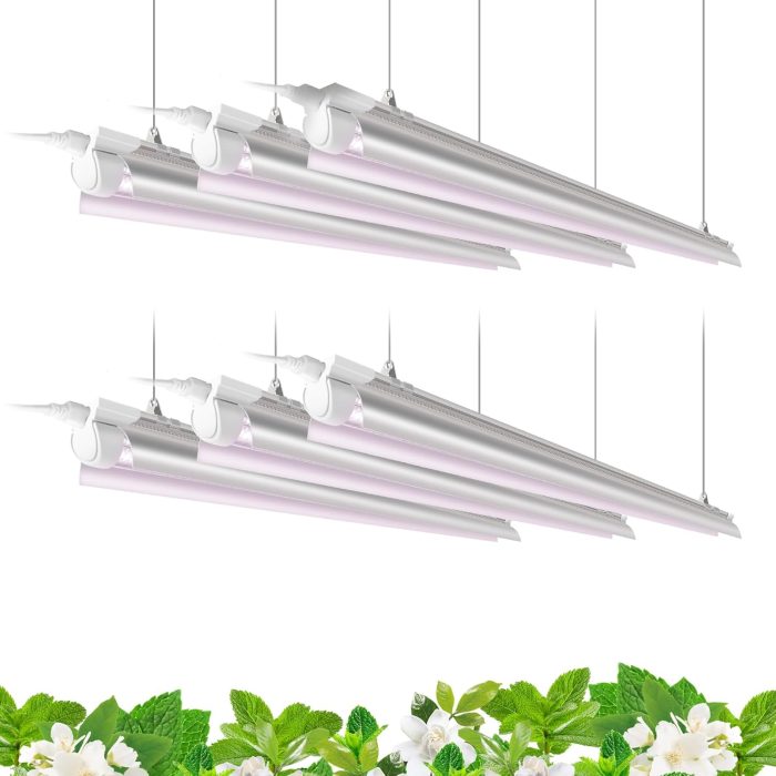 Efficient T8 Grow Light for Hydroponic Plants