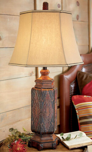 Farmhouse Night Stand Lamps Southwestern