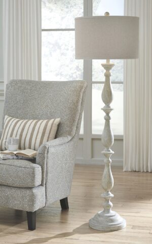 Floor Lamp Modern Farmhouse Antique White