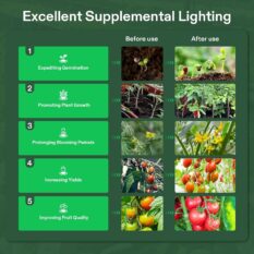 Full Spectrum Waterproof Grow Light Solution supplemental lighting