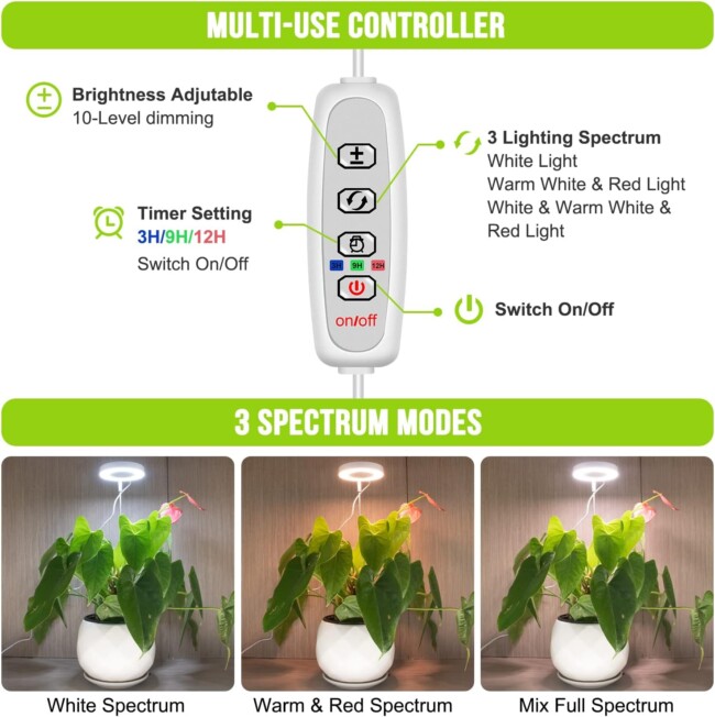 Grow Lights Automatic Timer Lamp 2