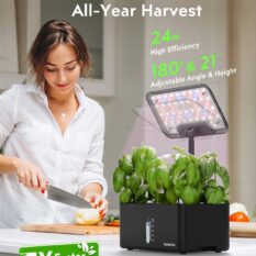Hydroponics Growing System with Smart Planter Kit efficiency