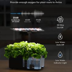 Hydroponics Growing System with Smart Planter Kit quiet