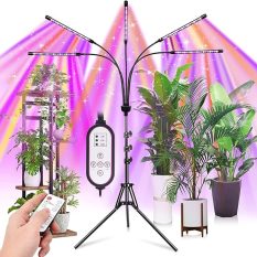 Indoor Grow Lights with Remote Control and Auto On Off Timer Function RED BLUE