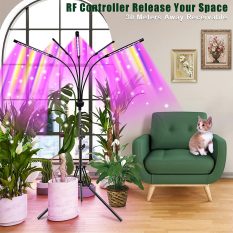 Indoor Grow Lights with Remote Control and Auto On Off Timer Function RED BLUE uses