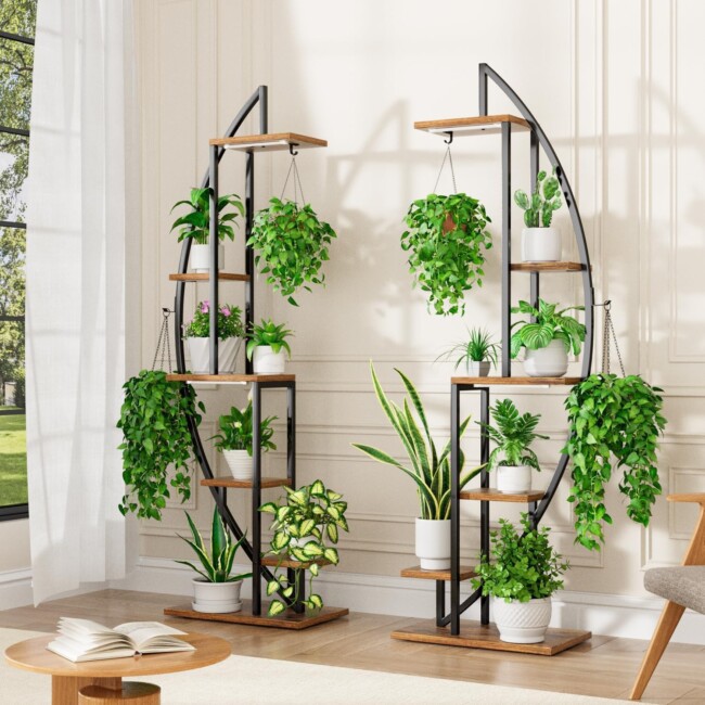 Indoor Plant Shelf Tiered Organizer 3