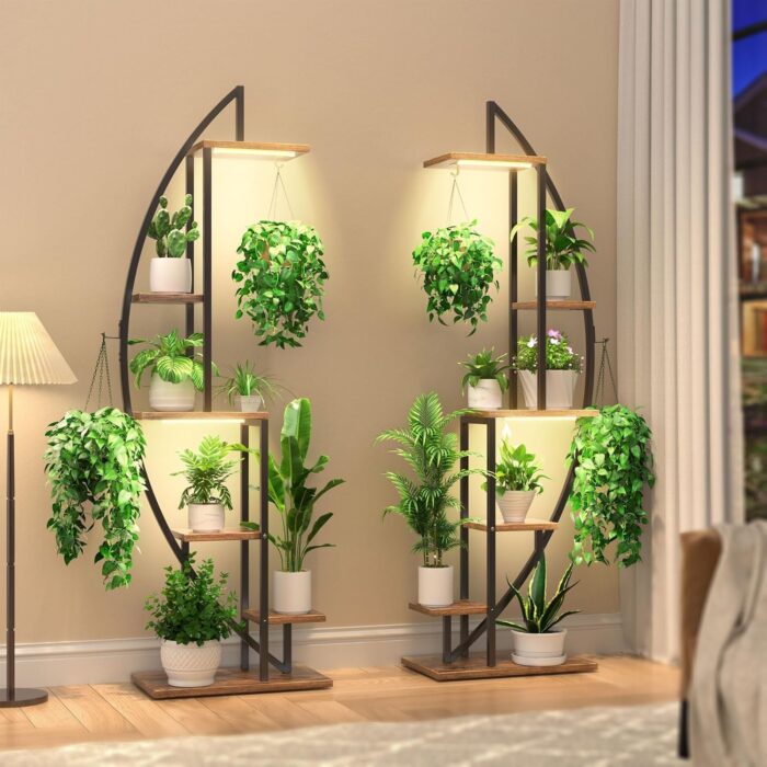 Indoor Plant Shelf Tiered Organizer