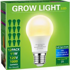 LED Grow Light Bulbs for Indoor Plants 12 counts