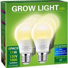 LED Grow Light Bulbs for Indoor Plants 6 counts