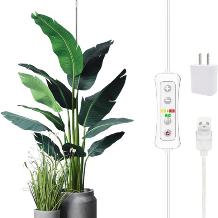 Plant Grow Light for Indoor Large Plant white 1pack