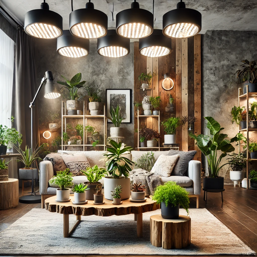 Remodel Your Living Room With Grow Lights Ideas - 01